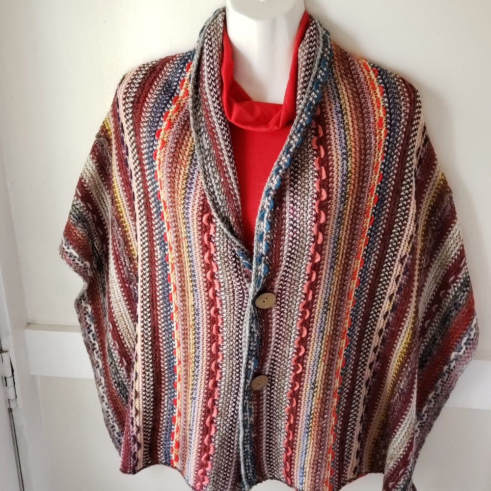 Wrap light weight crochet look